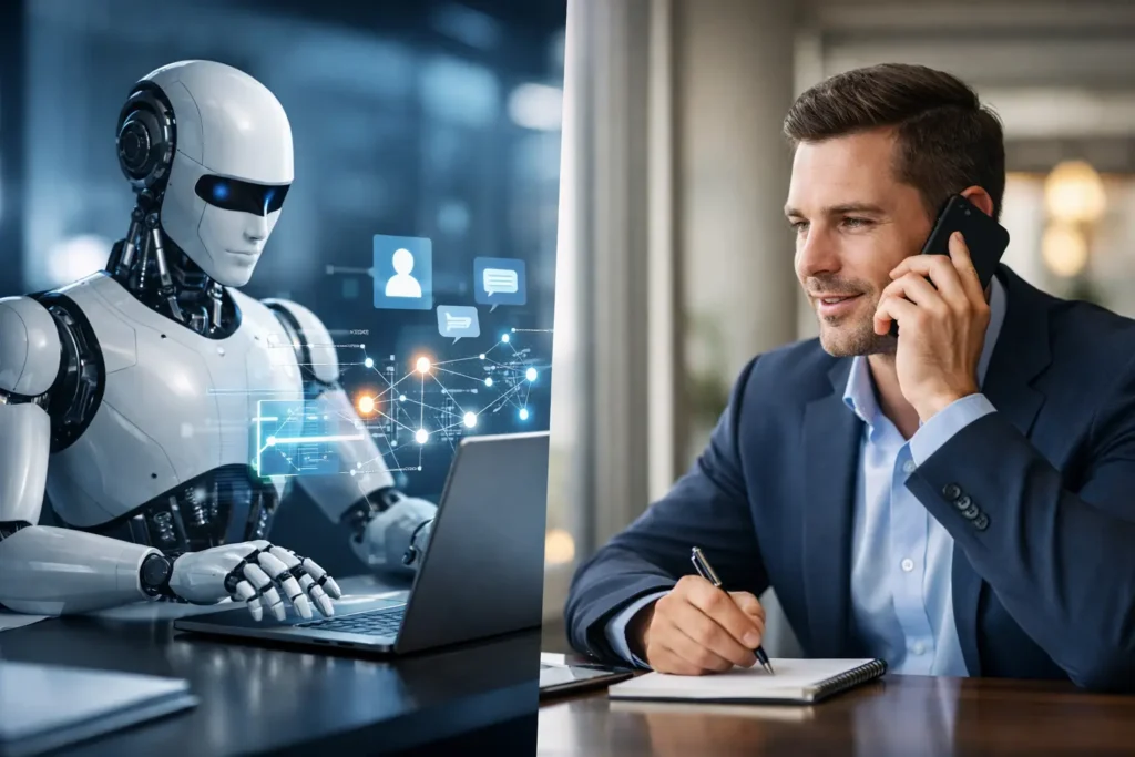 AI Prospecting Versus Cold Calling Compared